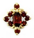 SOLID BACK MQ GARNET SLIDE W/SIDE RD