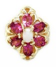 SOLID BACK SLIDE OPAL CENTER & PT SI
