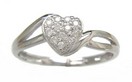 LDS HEART SHAPE DIAMOND RING