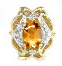 SOLID BACK OV CITRINE SLIDE.