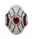 LDS SOL BACK RUBY & DIAMOND SLIDE