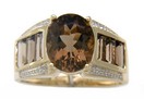 OV RING W/SMOKY CENTER W/LT SM SIDE
