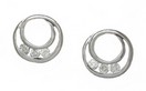 CIRCLE DIAMOND EARRINGS 0.24CT
