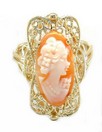 LDS OV CAMEO RING