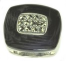 LDS ONYX & MARCASITE RING