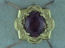 SOLID BACK OVAL RHODOLITE GARNET SLI