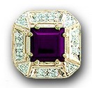 LDS SOL BACK SQ RASP GAR & DIA SLIDE
